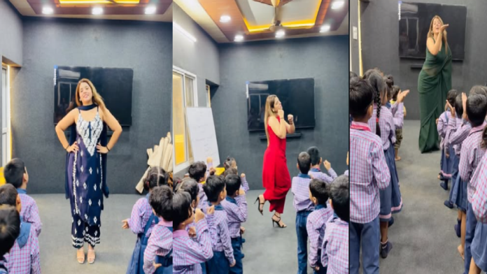 rw Viral Video: Ghaziabad Teacher Chandni Bhati Makes Learning Fun With Dance And Rhymes