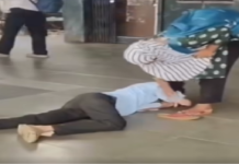 Viral Video: Man Falls At Woman’s Feet At Mumbai Railway Station, Crowd Watches Viral Video: Man Falls At Woman's Feet At Mumbai Railway Station, Crowd Watches