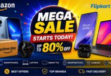 Amazon And Flipkart Launch Mega Sale Today; Grab Up To 80% Off Across Categories Amazon And Flipkart Launch Mega Sale Today; Grab Up To 80% Off Across Categories