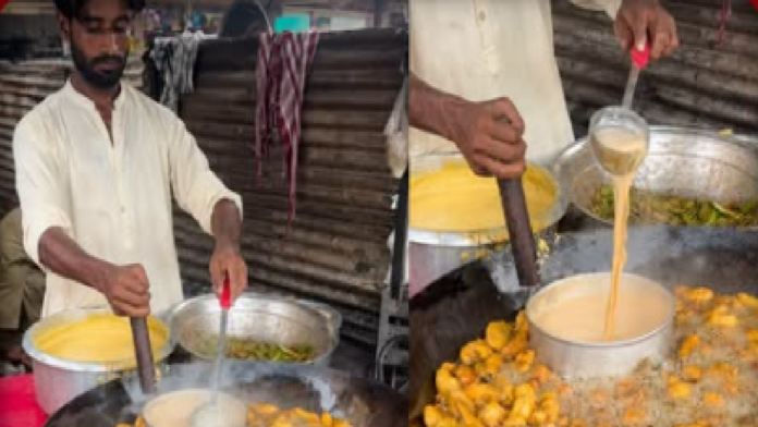 yy Viral Video: Street Vendor Cooks Pakoras And Tea Simultaneously, Internet Reacts
