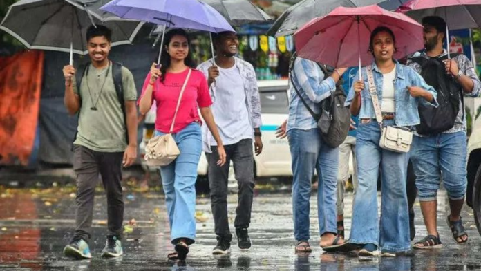 Untitled design - 2026-08-04T104314.198 Delhi-NCR, UP And Bihar On Rain Alert As IMD Forecasts Intense Showers