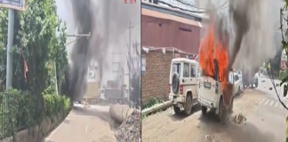 Violent Protests Break Out In Patna Following Fatal Bus Crash; Vehicles Burned, Media Attacked Violent Protests Break Out In Patna Following Fatal Bus Crash; Vehicles Burned, Media Attacked