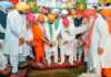 CM Bhagwant Singh Mann Lays Foundation Stone Of Sri Guru Ravidass Ji Bani Adhyayan Centre