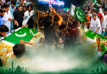 Cake Looting to Bottle Throwing: Viral Videos Show Chaotic Pakistan Independence Day Celebrations