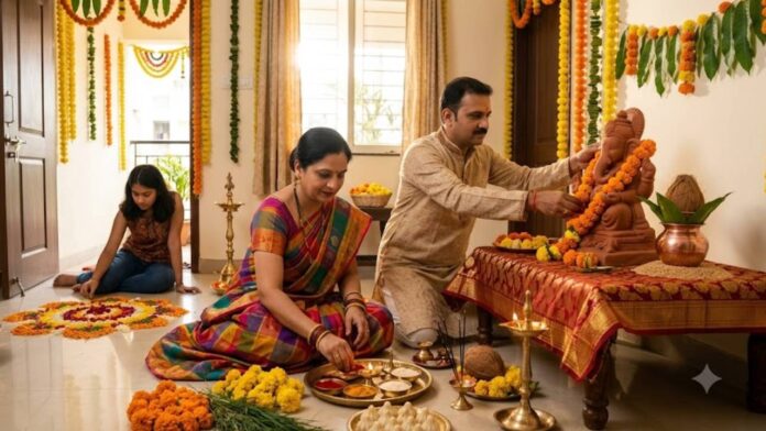 New Project - 2026-09-13T161323.587 Ganesh Chaturthi 2026: Sthapana Muhurat Starts At 11:02 AM, Know What To Do Before Puja