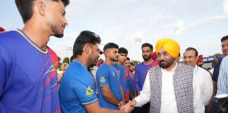 Talented Players Emerging From This League Will Represent Punjab & Country In Future: CM Mann Several Talented Players Emerging From This League Will Represent Punjab & Country In Future: CM Bhagwant Singh Mann
