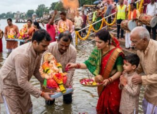 Ganesh Visarjan 2026: One-and-a-Half-Day Ganpati Immersion Tomorrow, Know Auspicious Timings & Rules Ganesh Visarjan 2026: One-and-a-Half-Day Ganpati Immersion Tomorrow, Know Auspicious Timings & Rules