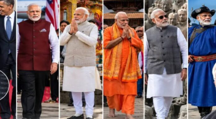 PM Narendra Modi’s Most Talked-About Looks: From The ‘Name Suit’ To Mongolian Traditional Wear PM Narendra Modi’s Most Talked-About Looks: From The ‘Name Suit’ To Mongolian Traditional Wear