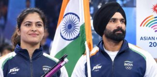 Asian Games 2026: Manu Bhaker, Tajinderpal Toor Named India’s Flag Bearers Asian Games 2026: Manu Bhaker, Tajinderpal Toor Named India’s Flag Bearers