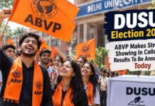 DUSU Polls 2026: ABVP’s College Performance Draws Attention As Results Near DUSU Polls 2026: ABVP’s College Performance Draws Attention As Results Near