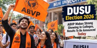DUSU Polls 2026: ABVP’s College Performance Draws Attention As Results Near DUSU Polls 2026: ABVP’s College Performance Draws Attention As Results Near