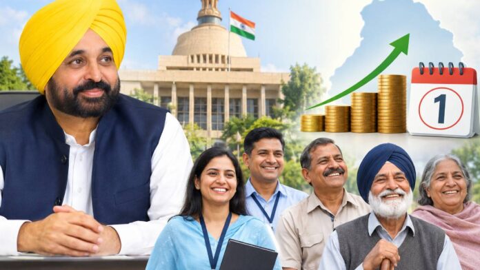 New Project - 2026-09-20T163034.435 Punjab DA Hike: 8% Increase For 8 Lakh Employees And Pensioners, Benefit From October 1