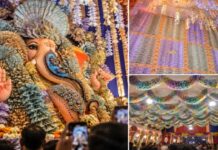 Rs 2.90 Crore In Real Currency Notes Used To Decorate Ganpati Pandal In Telangana, Video Goes Viral Rs 2.90 Crore In Real Currency Notes Used To Decorate Ganpati Pandal In Telangana, Video Goes Viral