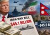 45.1 Billion dollars And Counting: US Iran War Costs Near Nepal’s GDP 45.1 Billion dollars And Counting: US Iran War Costs Near Nepal’s GDP