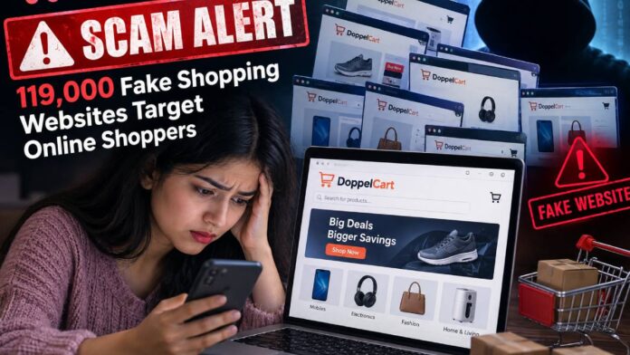 New Project - 2026-09-21T162516.315 DoppelCart Scam Alert: 119,000 Fake Shopping Websites Target Online Shoppers