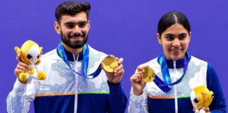 Asian Games 2026: Kamaljeet-Suruchi Claim Top Spot In 10m Air Pistol Mixed Team Final Asian Games 2026: Kamaljeet-Suruchi Claim Top Spot In 10m Air Pistol Mixed Team Final