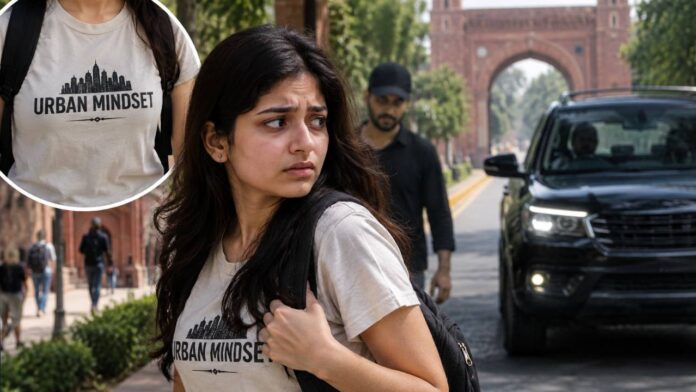 DU Student Harassed After ‘Urban Mindset’ T-Shirt Remark, SUV Used To Follow Her