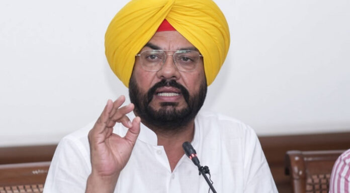 BJP Running Away from Demand to Seal Border and Install Anti-Drone Systems: Kuldeep Singh Dhaliwal