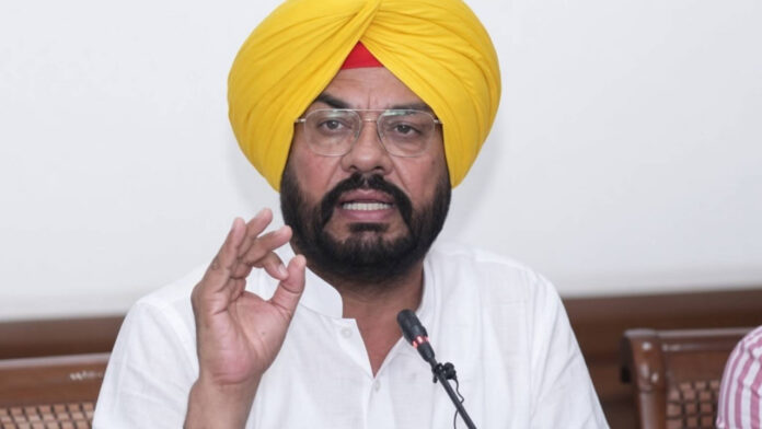 BJP Running Away from Demand to Seal Border and Install Anti-Drone Systems: Kuldeep Singh Dhaliwal