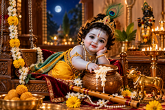 Janmashtami 2026 Today: Check Nishita Kaal, Shubh Muhurat, Rahu Kaal and Panchang Details