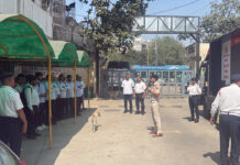 Delhi Traffic Police Organizes Road Safety Awareness Drive at Nand Nagari DTC Depot