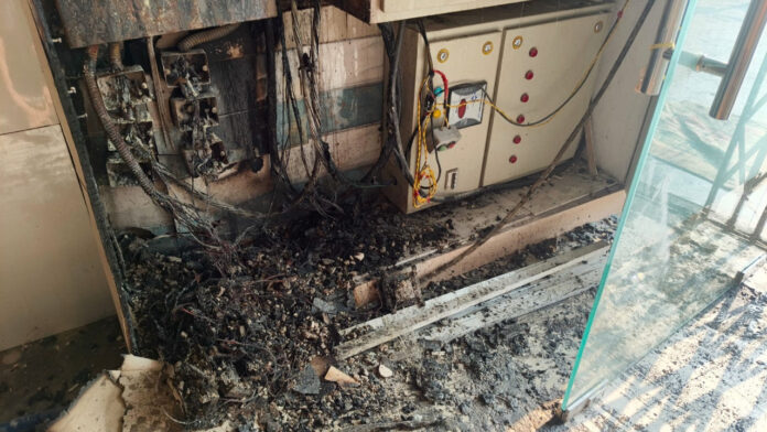 Short Circuit Triggers Fire at SBI Branch in Mathura, Furniture and Electrical Equipment Damaged