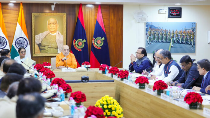 Amit Shah, Rekha Gupta Review Delhi’s Law and Order at High-Level Police Meeting