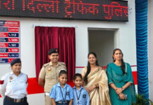 Ashok Vihar Traffic Police Sets Up Rest Booths for Personnel at Madhuban Chowk and Haiderpur Mod