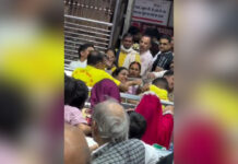 Viral Video Shows Private Security Guards Assaulting Devotees at Banke Bihari Temple