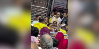 Viral Video Shows Private Security Guards Assaulting Devotees at Banke Bihari Temple