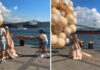 Beachside pre-wedding shoot turns deadly, bride flies into the air with balloons; video goes viral