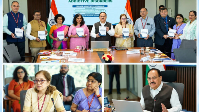 JP Nadda Launches Nationwide De-Addiction Training Programme, 10,000 Healthcare Workers to Be Trained