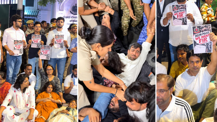 CJP's Tiranga March Sparks Political Tension in Delhi, NSUI Workers Protest Late at Night