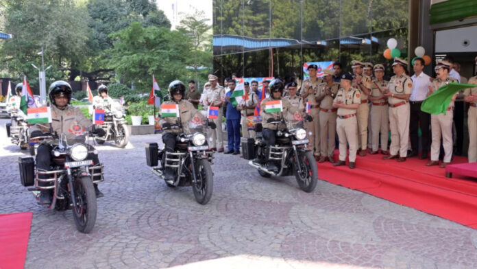 Delhi Police Sends Eight Bikers on 1,300-Km Ride to Promote Drug-Free India