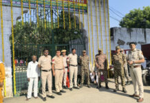 Delhi Police Strengthens Security at Ramlila Grounds Across Northwest District