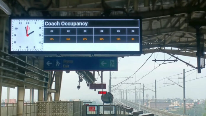 Delhi Metro Expands Real-Time Coach Crowding Information System to Pink Line