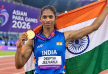 Double Success for India at Asian Para Games: Deepthi Jeevanji Wins Gold, Pradeep Takes Silver