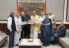 Dr Meena Gupta Meets Vice President C. P. Radhakrishnan to Discuss Social Welfare