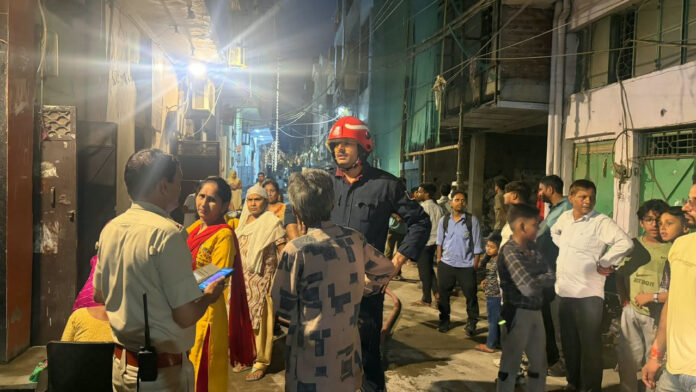 Fire Breaks Out at House in Delhi’s Vishwas Nagar, Temple Flame Suspected
