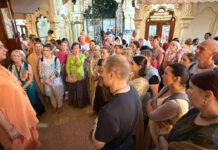 Foreign Devotees Arrive in Vrindavan, Immersed in Devotion to Krishna