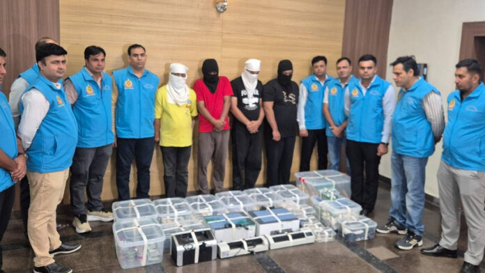 Four Arrested, Counterfeit Currency Printing Equipment Seized
