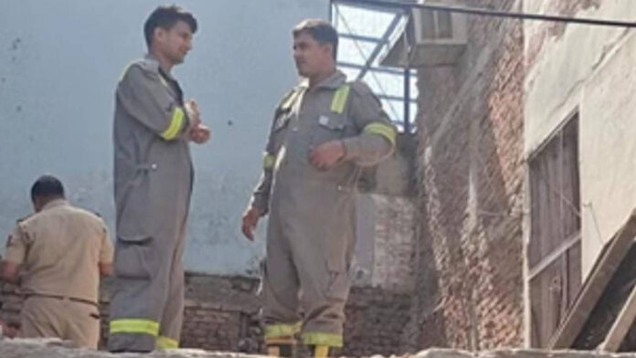 House Roof Collapses in Dadri, Workers Trapped Under Debris