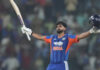 IND vs WI 1st T20I: Shreyas Iyer’s Century Helps India Beat West Indies by 8 Wickets in Lucknow