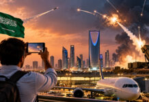 India Warns Citizens in Saudi Arabia Against Filming Missile and Drone Interceptions