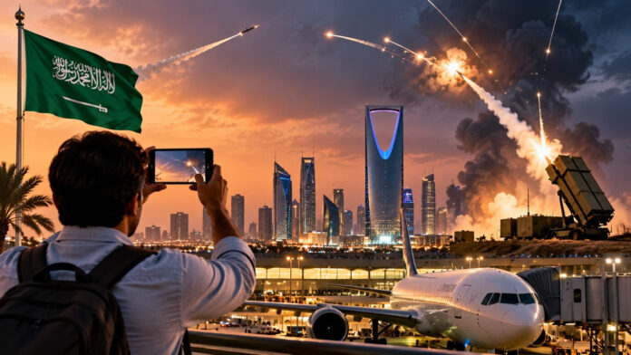 India Warns Citizens in Saudi Arabia Against Filming Missile and Drone Interceptions