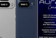 Lava Aura Curve 5G launched, new phone comes with 6000mAh battery and rear mini display
