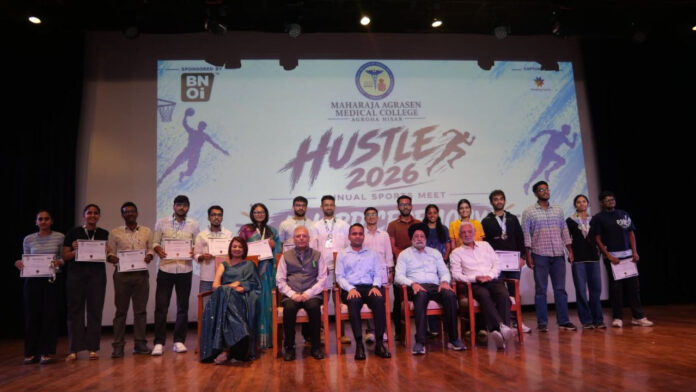 Maharaja Agrasen Medical College Concludes Annual Sports Festival ‘Hustle 2026’ with Grand Celebration