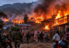 Manipur Violence Flares Up Again: 15 Houses Torched in Kamjong, One Killed in Gunfire