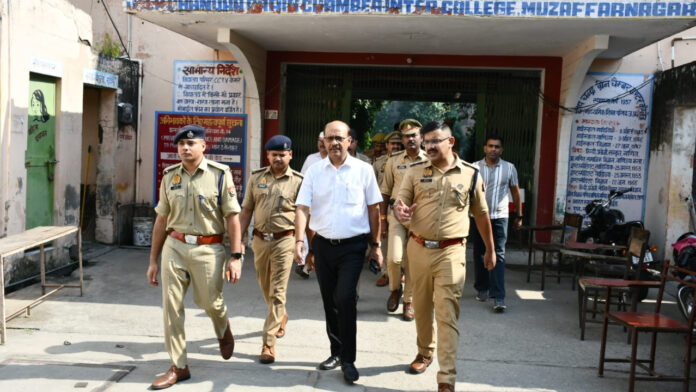 Muzaffarnagar Administration on High Alert for MLC Elections, DM and SSP Inspect Polling Stations