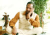 Where is Nana Patekar's wife, what does his younger son do?